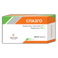Комбинация анальгетика и М-холинолитика